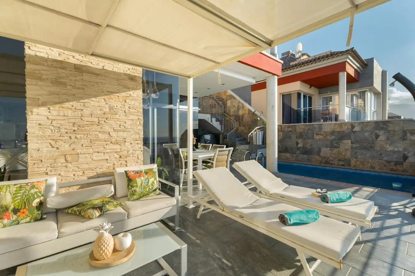 Villa Golden Horizon Con Piscina Privada Climatizada Santa Úrsula