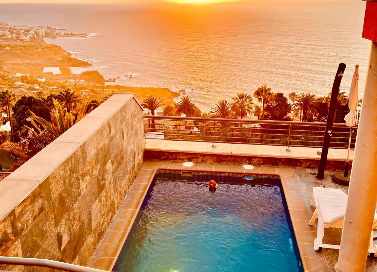 Villa Golden Horizon Con Piscina Privada Climatizada Santa Úrsula Spanien