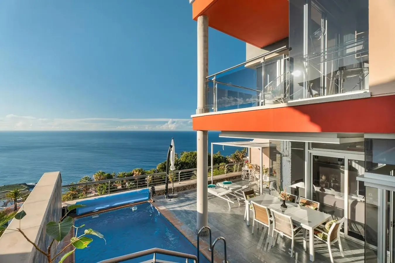 Villa Golden Horizon Con Piscina Privada Climatizada Santa Ursula