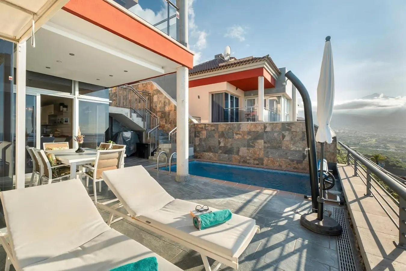 Villa Golden Horizon Con Piscina Privada Climatizada Santa Ursula